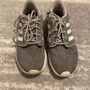 Gray Adidas sneakers